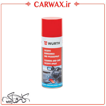 تصویر  اسپری محافظ و تمیز کننده داخل اتومبیل Wurth Cleaning and Care Cockpit