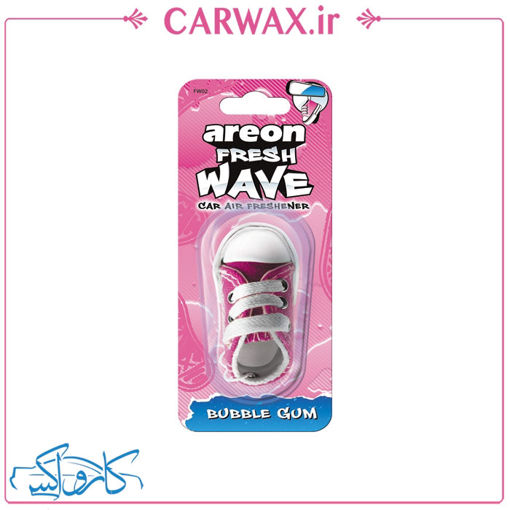 خوشبو کننده خودرو آدامس بادکنکی آرئون مدل فرش ویو  Areon Fresh Wave Bubble Gum