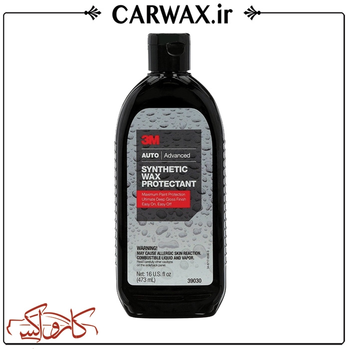 تصویر  واکس مایع براق کننده مخصوص بدنه خودرو تری ام 3M Synthetic Wax Protectant