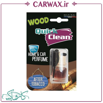 خوشبو کننده آویز چوبی کوئیک کلین  Quick Clean Wood After tobacco