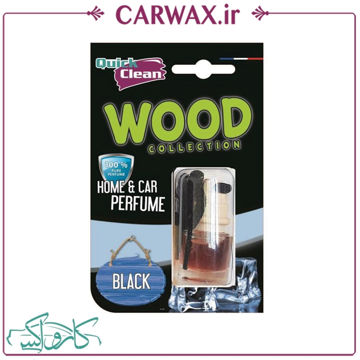 خوشبو کننده آویز چوبی کوئیک کلین  Quick Clean Wood Black