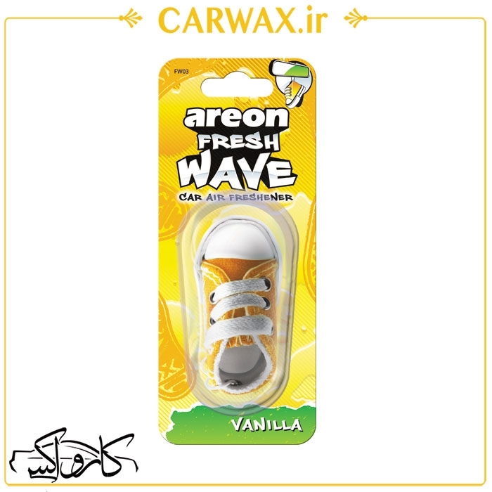 تصویر  خوشبو کننده خودرو وانیل آرئون مدل فرش ویو Areon Fresh Wave Vanilla