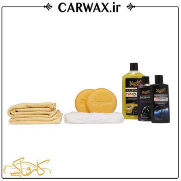 کیت کامل شست شو و حفاظت بدنه خودرو Meguiars Brilliant Solutions New Car Kit