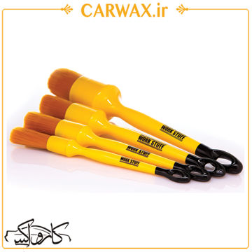 پکیج برس های دیتیلینگ نارنجی آلبینو ورک استاف Work Stuff Detailing Brush Orange Albino