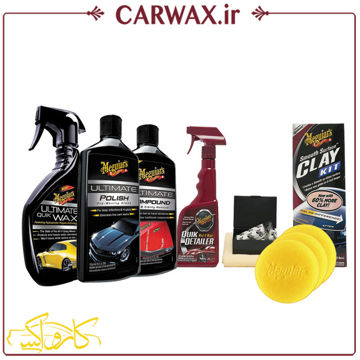 پکیج پولیش و واکس بدنه خودرو مگوایرز سری آلتیمیت Meguiars Polish & Wax Ultimate Kit