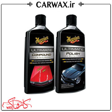 پکیج پولیش واکس دستی مگوایرز Meguiars Ultimate Compound & Polish