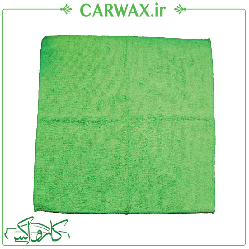 دستمال میکروفایبر 40*40 سبز زویزر Zvizzer Microfiber Cloth