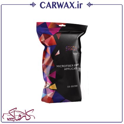 پک شش عددی دستکش میکروفایبر سر انگشتی اس جی سی بی SGCB Microfiber Wax Foam Applicator Pad With Finger Pocket